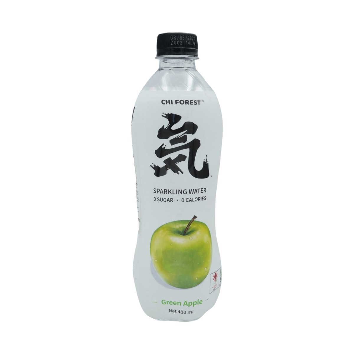 Chi Forest Sparkling Water - Green Apple Flavor (16.23fl.oz) ｜ 大