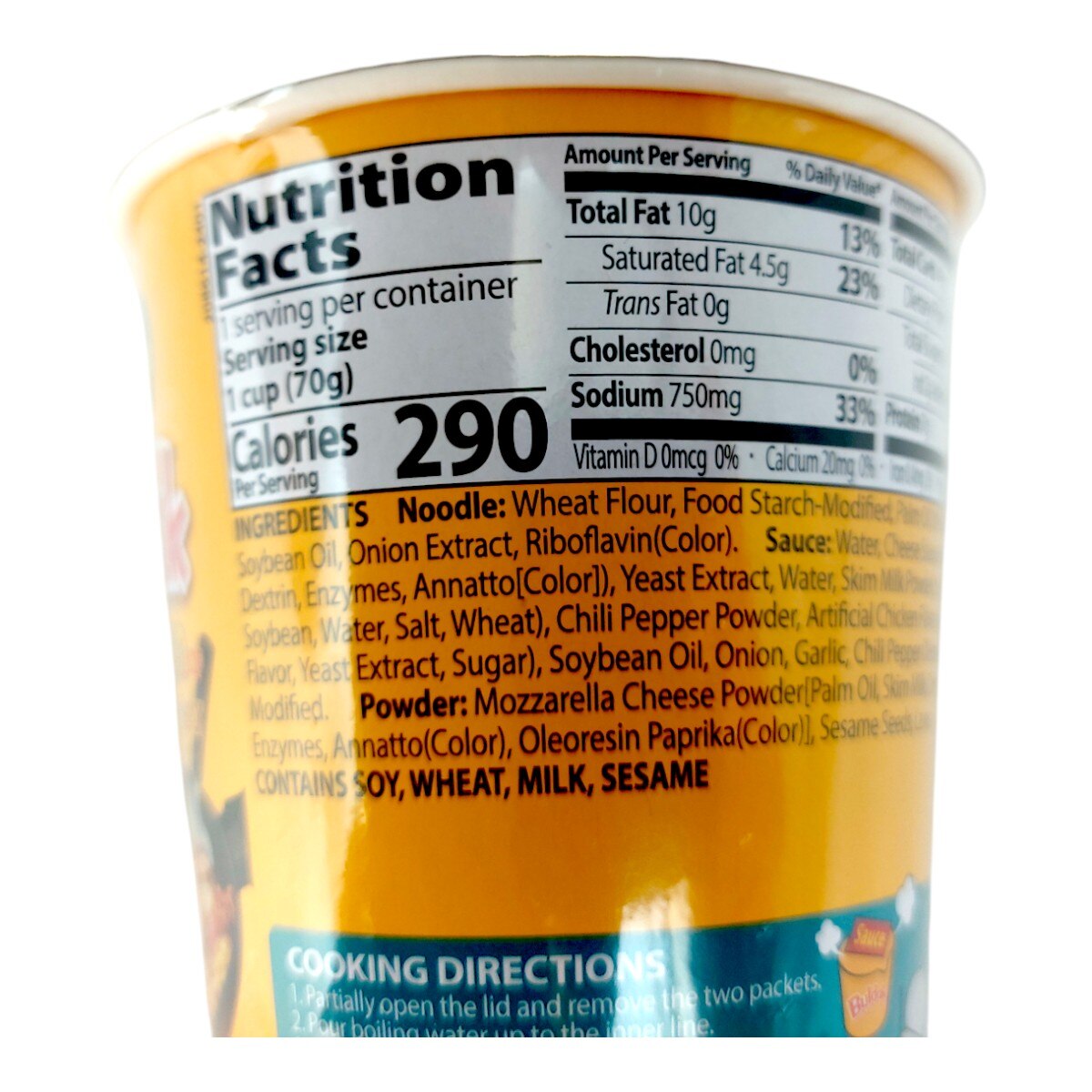 Samyang Cheese Buldak Spicy Chicken Ramen Cup (2.46oz) | T&T