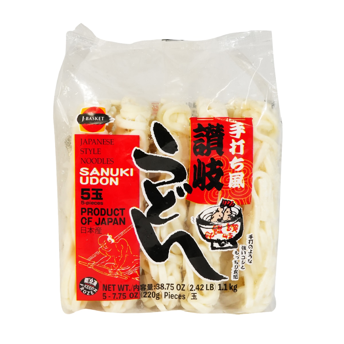 J-Basket Sanuki Udon (5x7.75oz) | T&T Supermarket US