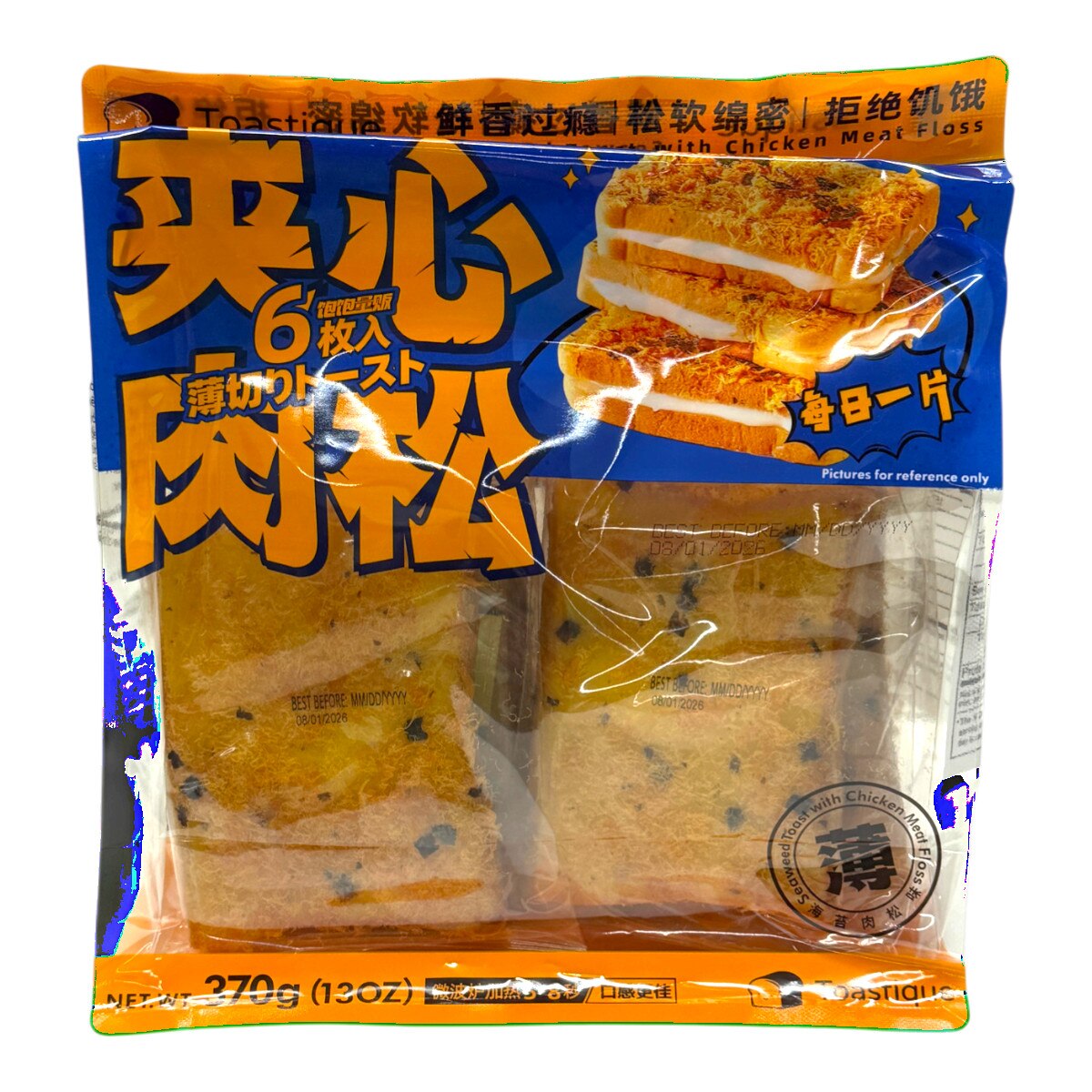 Toastique Seaweed Toast with Chicken Floss (13oz) | T&T Supermarket US